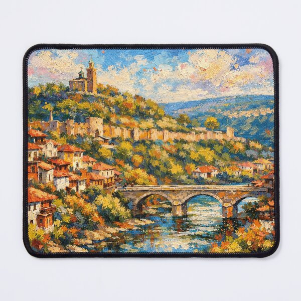 Item preview, A painting of Veliko Tarnovo, Bulgaria – A Beautiful City in Europe. designed and sold by GalleryKauffeld.
