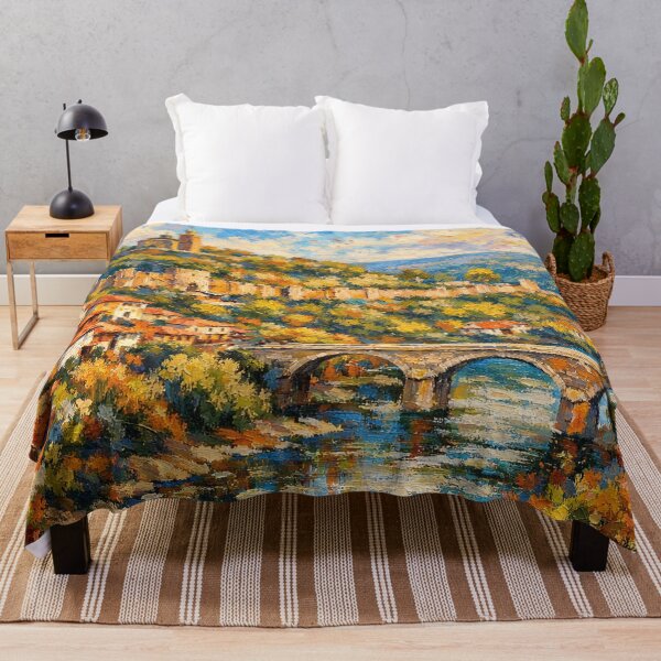Item preview, A painting of Veliko Tarnovo, Bulgaria – A Beautiful City in Europe. designed and sold by GalleryKauffeld.