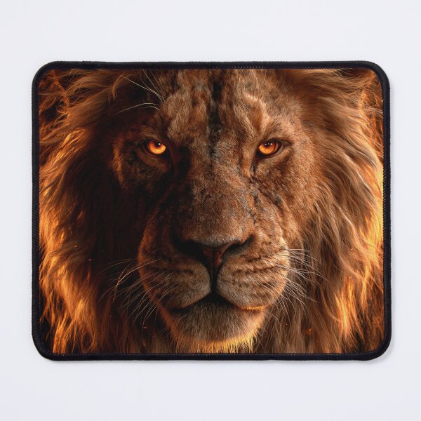 Item preview, Lion Animal Art Portrait Fiery Amber Mane designed and sold by FrostyFrisby.