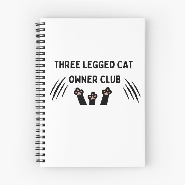 Item preview, three legged cat owner club tripod designed and sold by MoonMonkeyNbear.