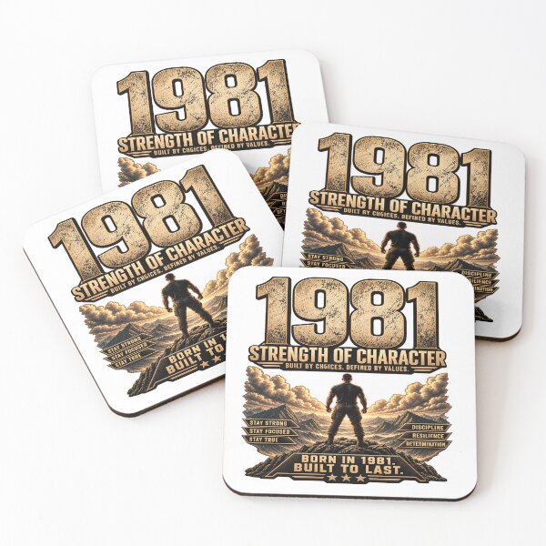 Item preview, Born in 1981 Strength of Character designed and sold by JMDG Studio.