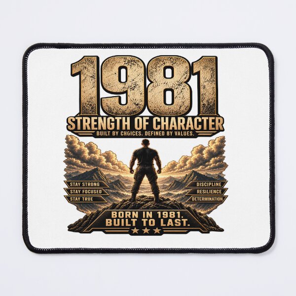 Item preview, Born in 1981 Strength of Character designed and sold by JMDG Studio.
