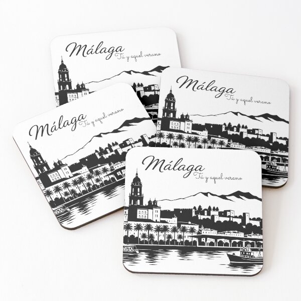 Item preview, Málaga You and That Summer – Skyline Cathedral and Port designed and sold by TrazoLibreCo7.