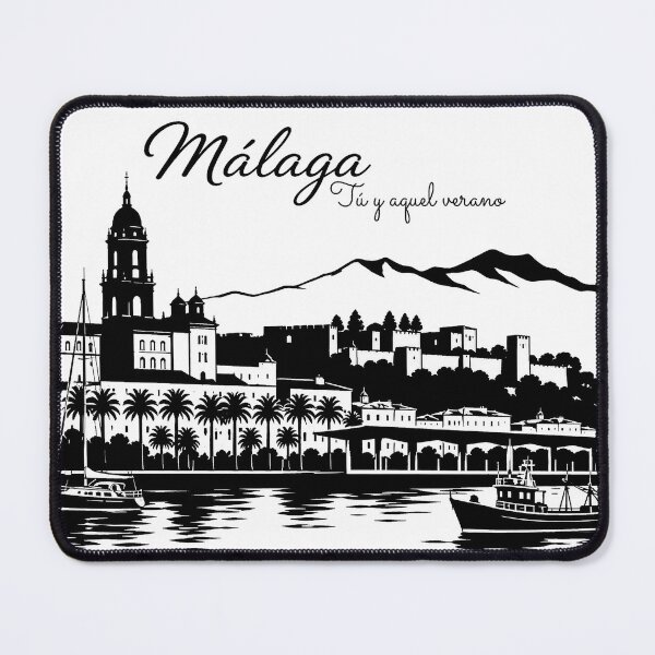 Item preview, Málaga You and That Summer – Skyline Cathedral and Port designed and sold by TrazoLibreCo7.