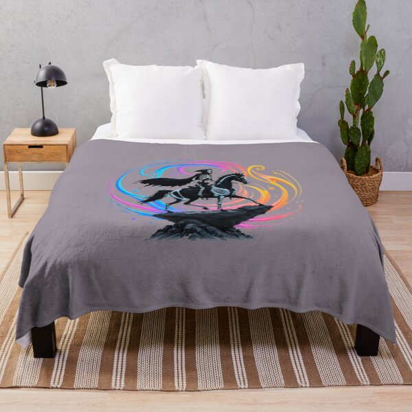 Item preview, Skeleton rider on a black horse – Dark Fantasy designed and sold by Rose Design & Photos.