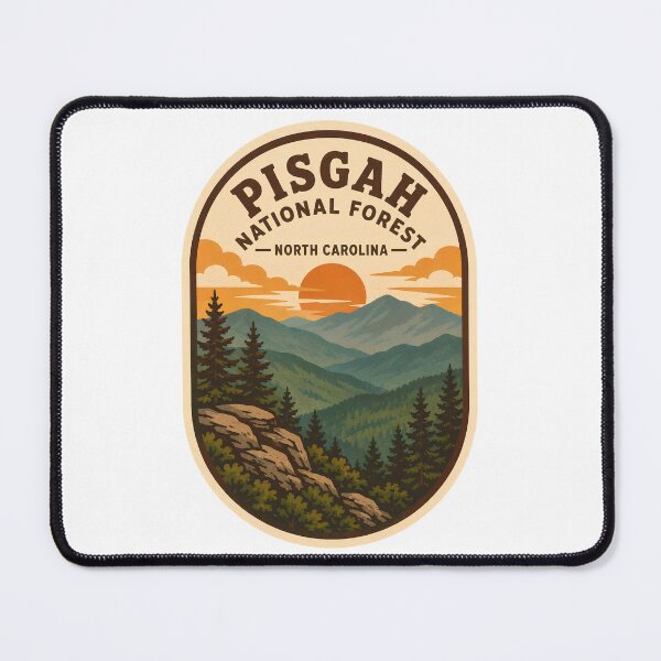 Item preview, Pisgah National Forest North Carolina Vintage Mountain Badge designed and sold by LittleArij.