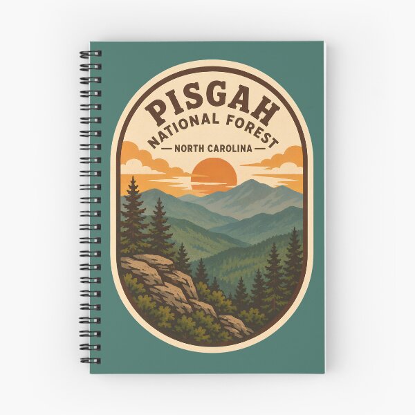 Item preview, Pisgah National Forest North Carolina Vintage Mountain Badge designed and sold by LittleArij.