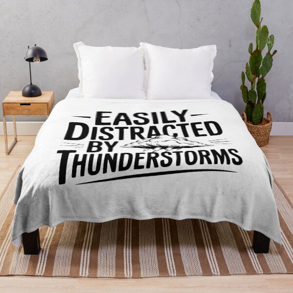 Item preview, Easily Distracted By Thunderstorms designed and sold by Frank Ring.