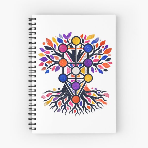Item preview, Tree of Life with Sephirot, Kabbalah Etz Chayim  designed and sold by Amber Dove Studio.
