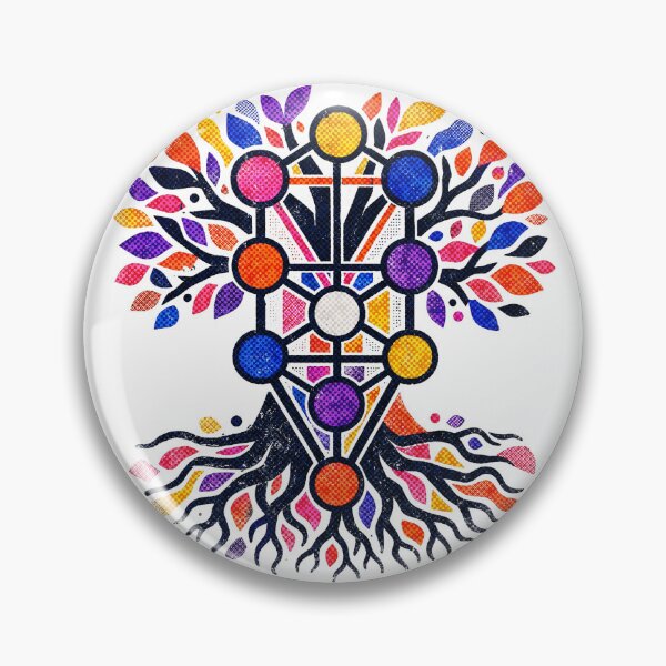 Item preview, Tree of Life with Sephirot, Kabbalah Etz Chayim  designed and sold by Amber Dove Studio.