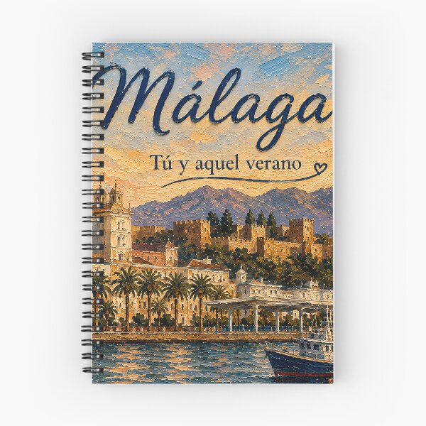 Item preview, Málaga You and That Summer – Skyline Cathedral and Port designed and sold by TrazoLibreCo7.