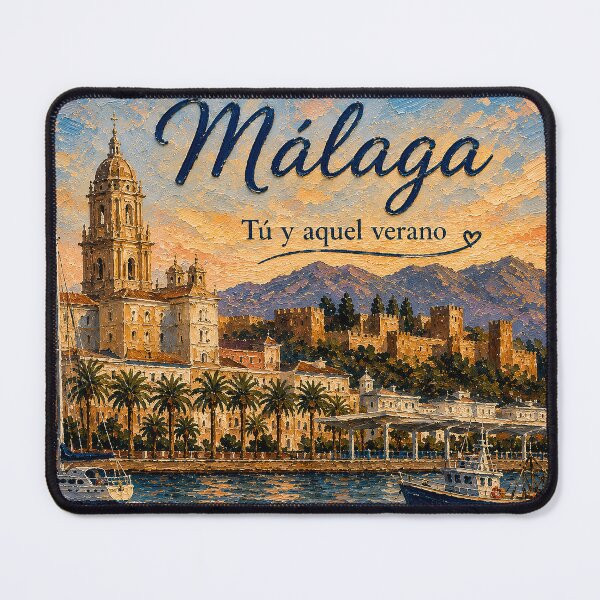 Item preview, Málaga You and That Summer – Skyline Cathedral and Port designed and sold by TrazoLibreCo7.