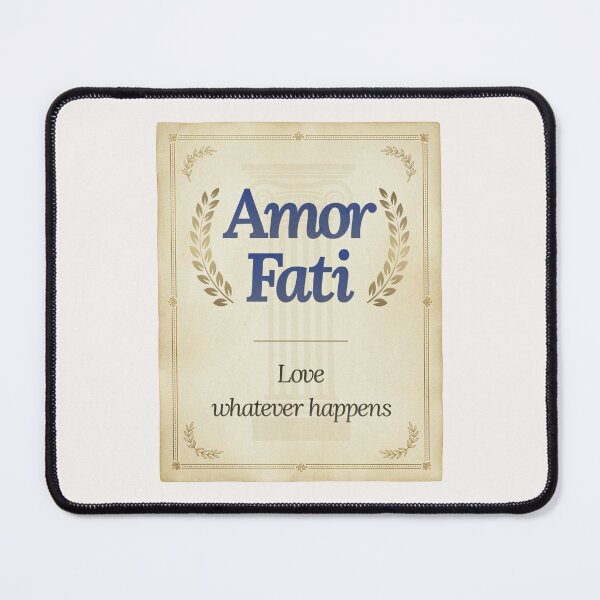 Item preview, Amor Fati - Elegant Script Stoic Quote - Egyptian Blue Version designed and sold by Stoic Core.