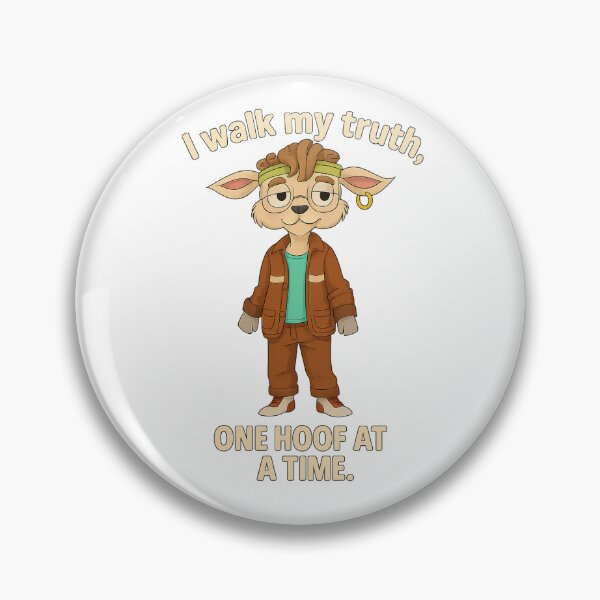 Item preview, Copy of Goat Farmer Good Vibes I'm Growing At My Own Pace Cartoon designed and sold by retrotoonz.