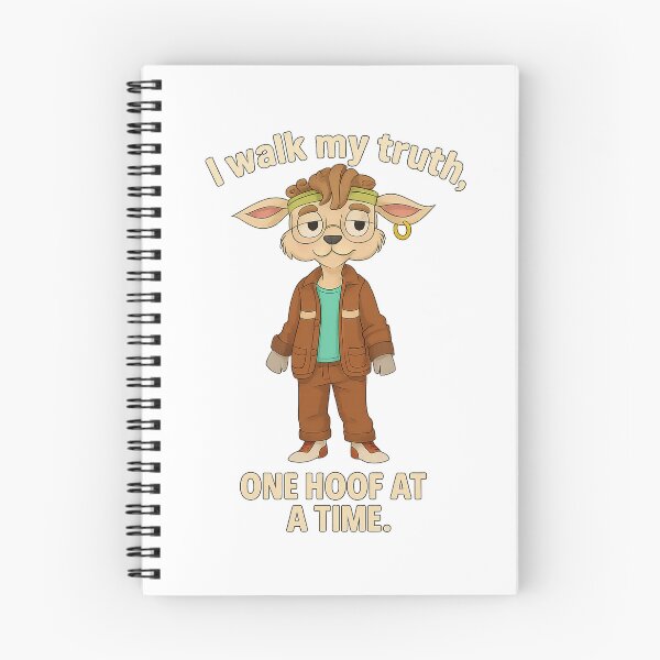 Item preview, Copy of Goat Farmer Good Vibes I'm Growing At My Own Pace Cartoon designed and sold by retrotoonz.