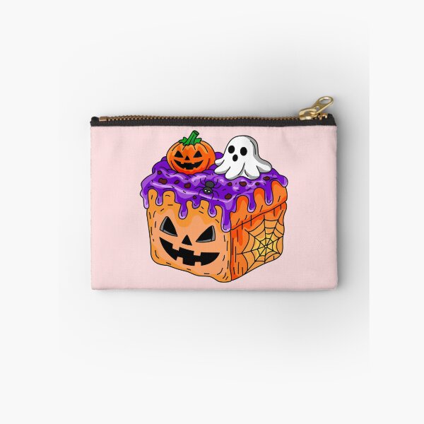 Item preview, Festive Halloween Bakery Cube Toast Topped with Ghost and Black Spider designed and sold by RS4you.