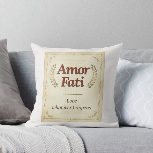 Item preview, Amor Fati - Elegant Script Stoic Quote - Roman Red Version designed and sold by Stoic Core.
