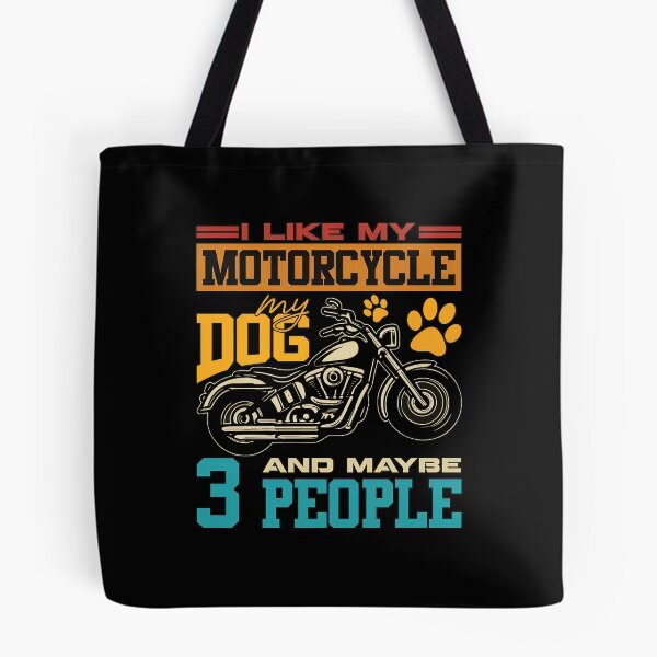 Item preview, Motorcycle Dog 3 People Rider Graphic designed and sold by GiaoCalonas.