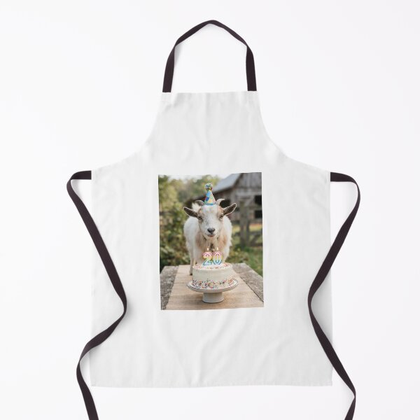 Item preview, Goat 20th birthday cute adorable cake party baby kawaii designed and sold by CheeseBlueprint.