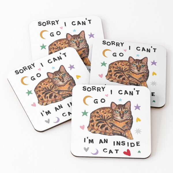 Item preview, Sorry I Can't I'm an Inside Cat designed and sold by RDGNR.