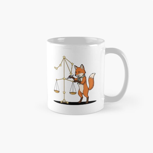 Item preview, Clever Fox Adjusting Libra Constellation Scales Precision Art designed and sold by Rare By Hero.