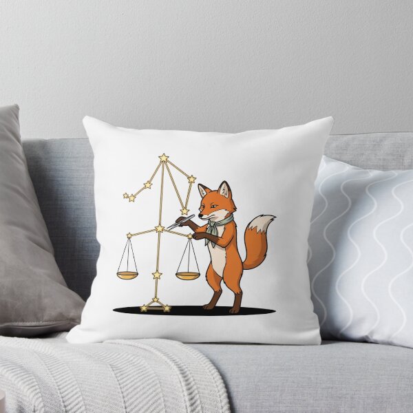 Item preview, Clever Fox Adjusting Libra Constellation Scales Precision Art designed and sold by Rare By Hero.