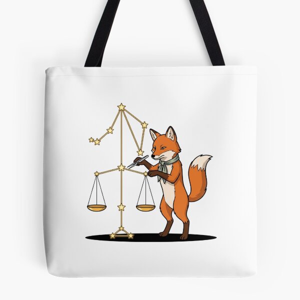 Item preview, Clever Fox Adjusting Libra Constellation Scales Precision Art designed and sold by Rare By Hero.