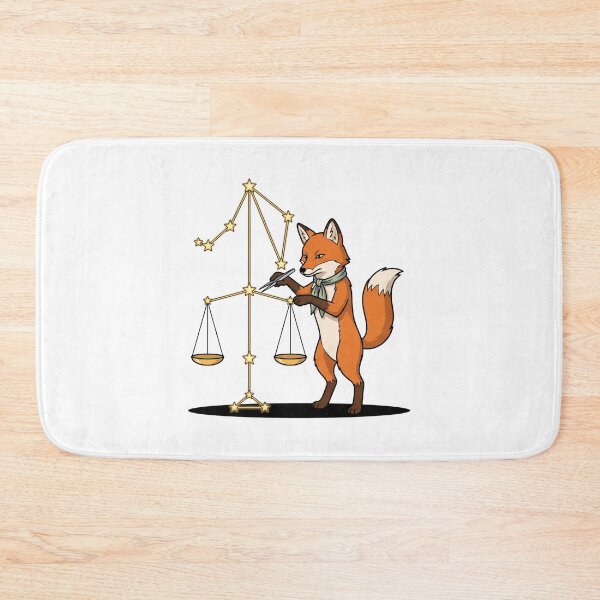 Item preview, Clever Fox Adjusting Libra Constellation Scales Precision Art designed and sold by Rare By Hero.
