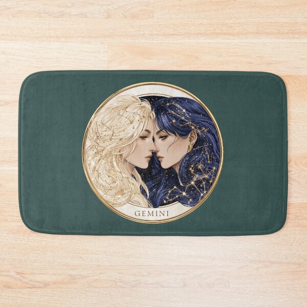 Item preview, Gemini Celestial Twins Zodiac Astrology designed and sold by MythicMood.