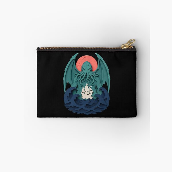 Item preview, Lovecraft Paper-Cut Cthulhu Over Stormy Seas designed and sold by Fenay Designs.