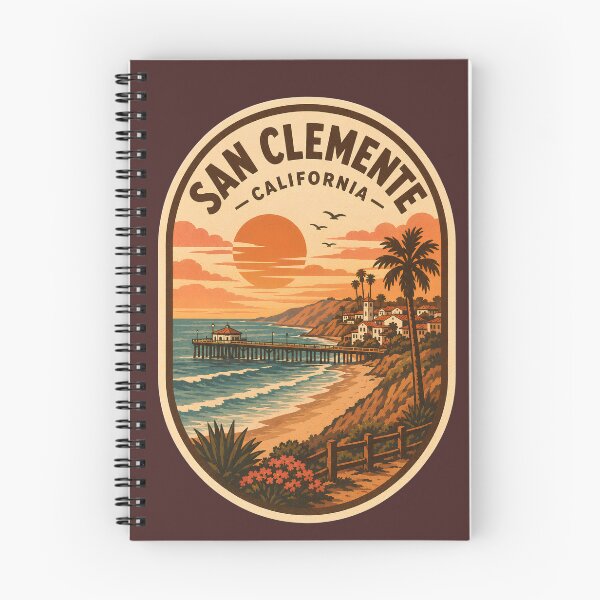 Item preview, San Clemente California Vintage Ocean Pier Beach Badge designed and sold by LittleArij.
