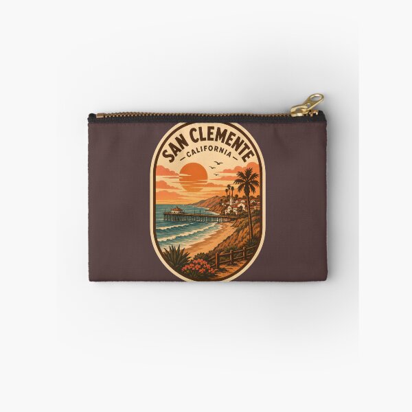 Item preview, San Clemente California Vintage Ocean Pier Beach Badge designed and sold by LittleArij.