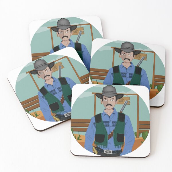 Item preview, The Frontier Preacher - Vintage Wild West Ranger Vector Art designed and sold by OutlawsDesign26.
