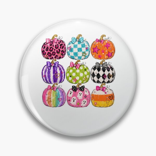 Item preview, Colorful Preppy Halloween Pumpkin Collection designed and sold by RDGNR.