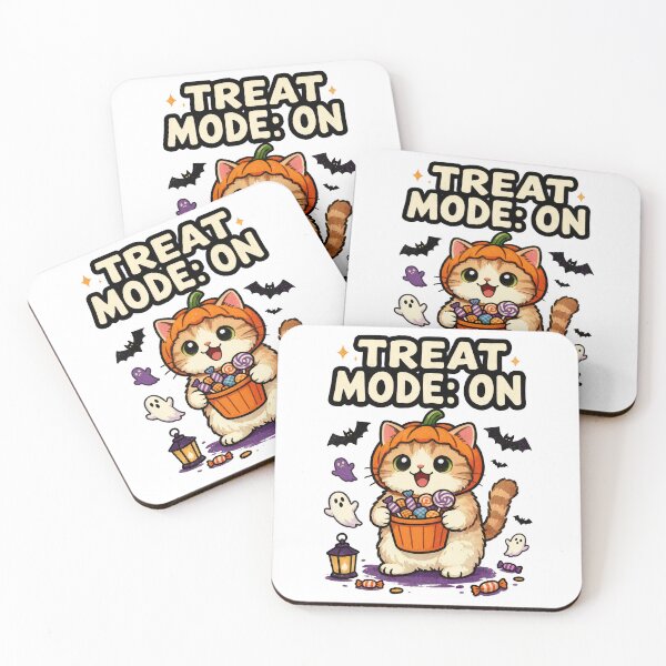 Item preview, Treat Mode Cat T-shirt. designed and sold by Nuttajak.