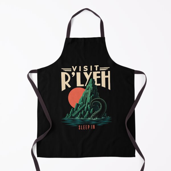 Item preview, Lovecraft Visit R'lyeh - Sleep-In Travel Poster designed and sold by Fenay Designs.