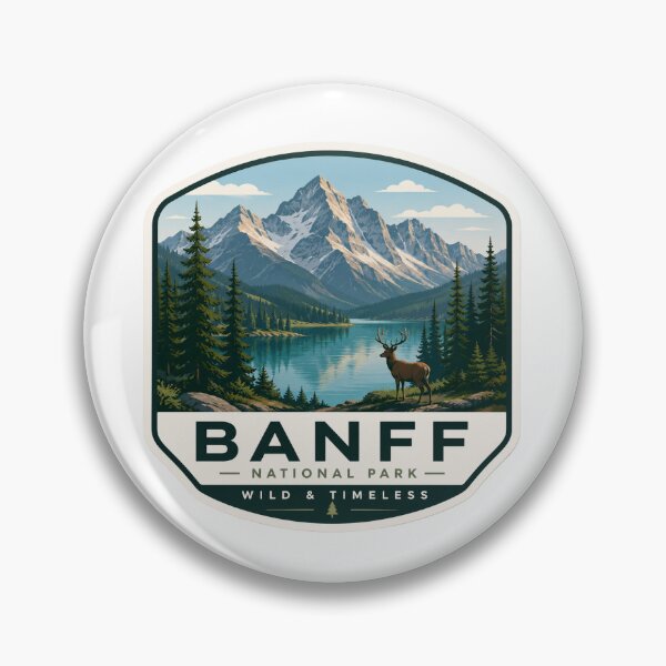 Item preview, Banff National Park Canada Graphic designed and sold by FanFueledStickers.
