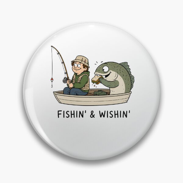 Item preview, Fishin' & Wishin' designed and sold by MonkiFlipp.
