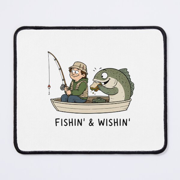 Item preview, Fishin' & Wishin' designed and sold by MonkiFlipp.