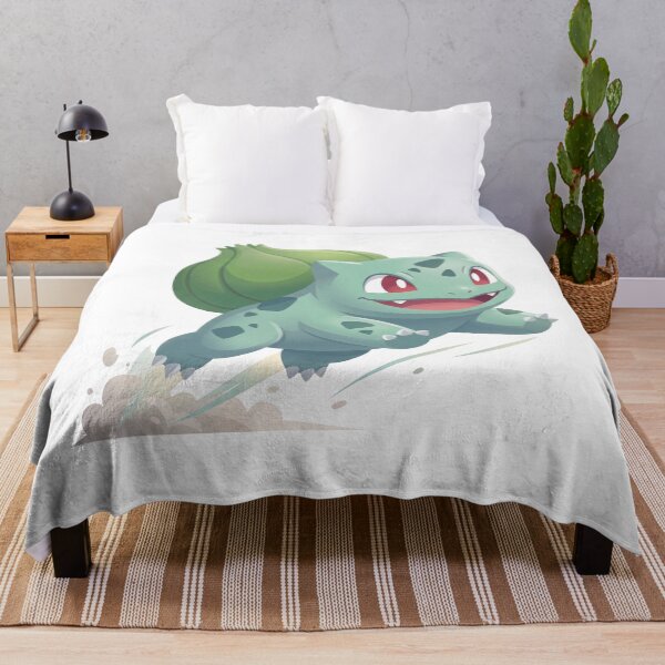 Item preview, bulbasaur jump illustration designed and sold by mackartist.