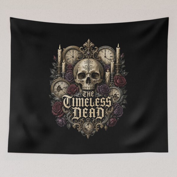 Item preview, HALLOWEEN The Timeless Dead – Gothic Memento Mori Art designed and sold by Uglyandcute.