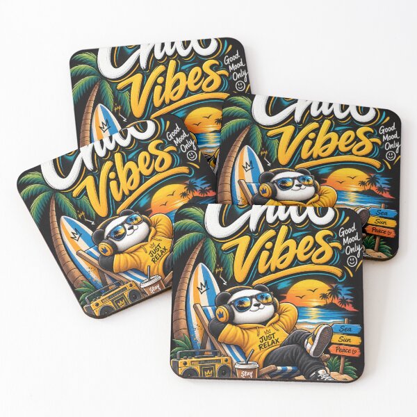 Item preview, Chill Vibes – Tropical Summer Good Vibes Design designed and sold by VasiArtLab.