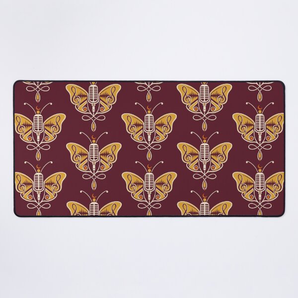 Item preview, Microphone Butterfly Music Treble Clef Symbol designed and sold by Christine Krahl.