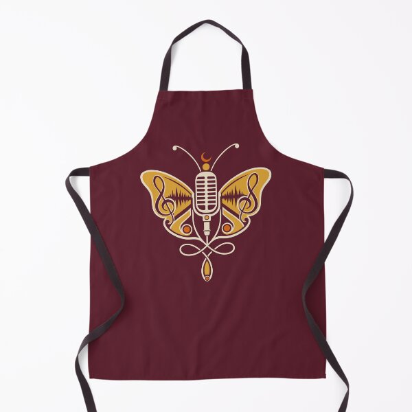 Item preview, Microphone Butterfly Music Treble Clef Symbol designed and sold by Christine Krahl.