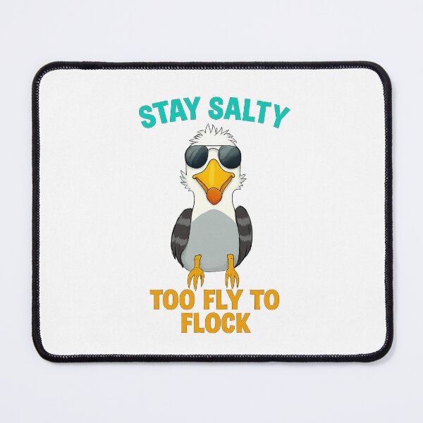 Item preview, Stay Salty Too Fly To Flock Cool Seagull Retro Beach Design designed and sold by retrotoonz.