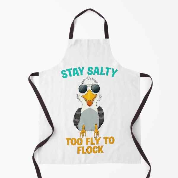 Item preview, Stay Salty Too Fly To Flock Cool Seagull Retro Beach Design designed and sold by retrotoonz.