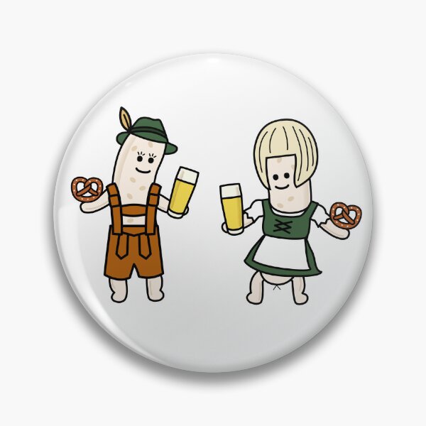 Item preview, Munich White Sausage Ladies in Oktoberfest designed and sold by Wurstlady.