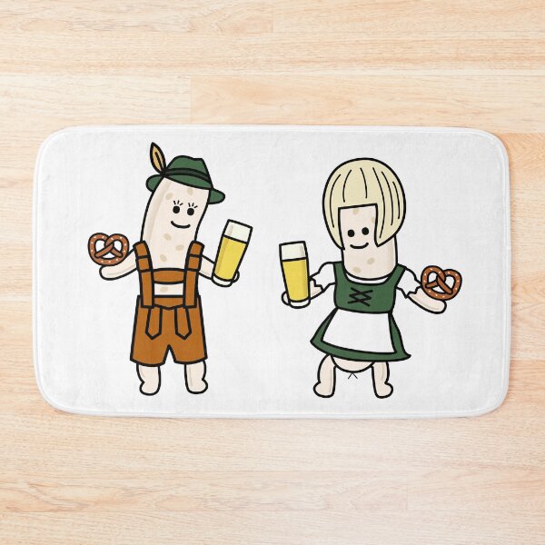 Item preview, Munich White Sausage Ladies in Oktoberfest designed and sold by Wurstlady.