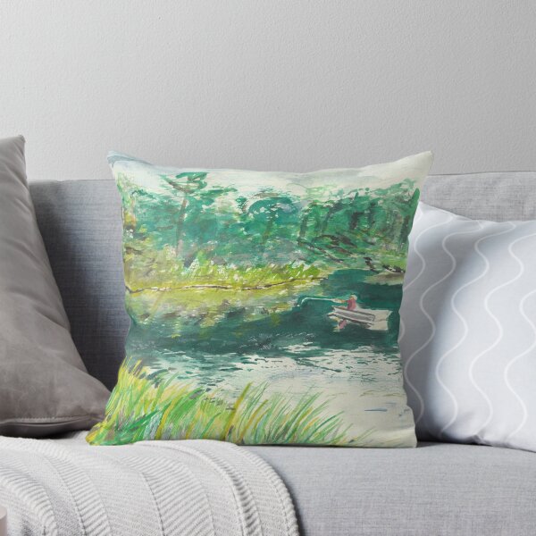 Item preview, Boat on a lake designed and sold by Misfitcane.