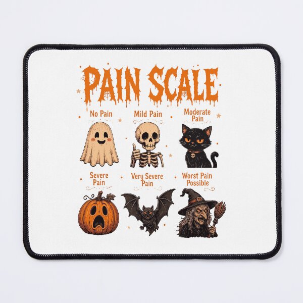 Item preview, Halloween Pain Scale Funny Chart Design designed and sold by phoebelevine.
